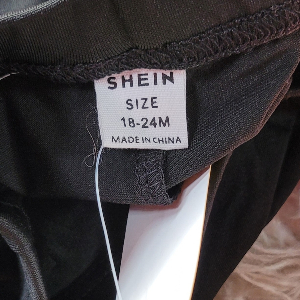 SHEIN Black Toddler Pants - Picture 3 of 3